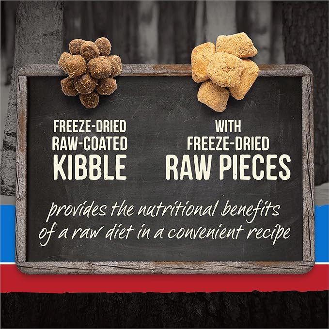 Merrick Backcountry Grain Free Dry Adult Dog Food, Kibble With Freeze Dried Raw Pieces, Hero’s Banquet Recipe - 20.0 lb. Bag