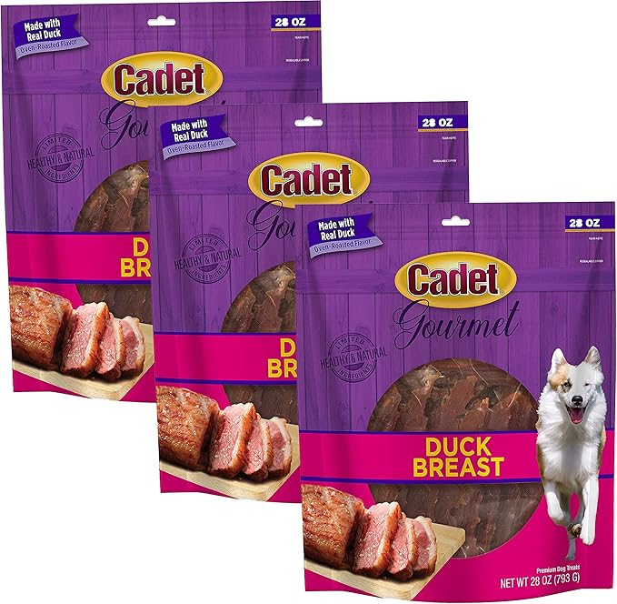 (3 Pack) Cadet Duck Dog Treat (28 Ounce Per Pack)