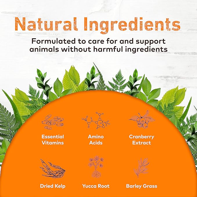 Earth Animal Stop Eating Stool Nutritional Supplement for Dogs & Cats | 8 oz