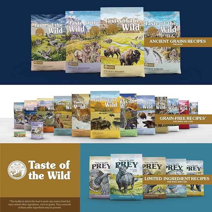 Taste Of The Wild Grain Free Real Meat Recipe Premium Wet Canned Stew Dog Food (12) 13.2 oz. Cans