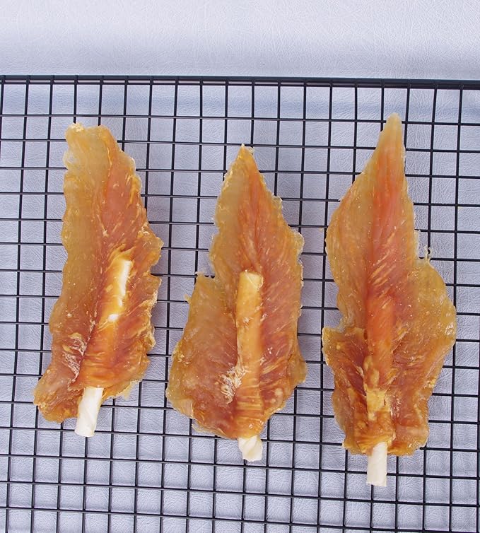 Dog Treats, Rawhide Sticks Insert Chicken Breast, Dogs Chew Treats, 5.5 Inch, 8 oz