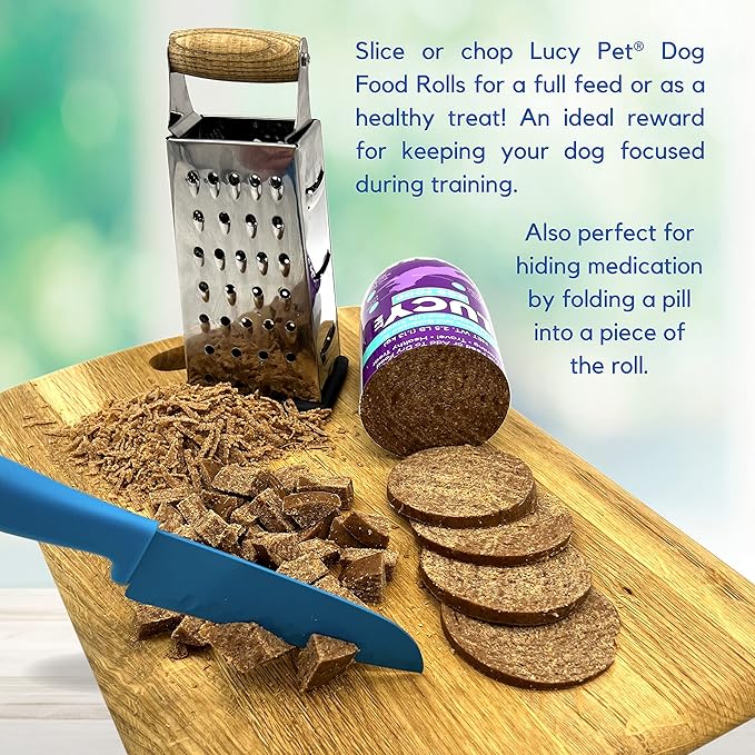 Lucy Pet Products Chicken Formula Dog Food Roll 2.5 lb, Meaty, Semi-Moist Dog Food (100600074), (Pack of 1)
