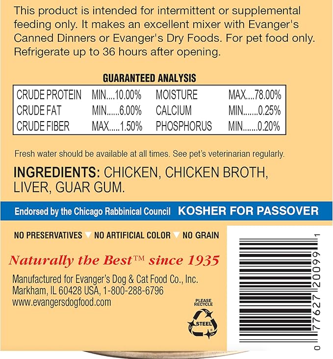 Grain-Free Chicken for Dogs & Cats