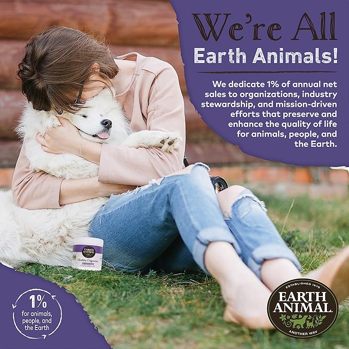 Earth Animal Healthy Weight Nutritional Supplement for Dogs & Cats | Made in The USA with Natural Ingredients | 8 oz