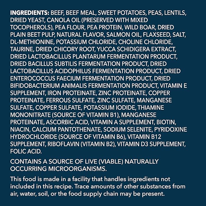 Amazon Brand - Wag Dry Dog Food Beef & Sweet Potato, Grain Free 4 lb Bag