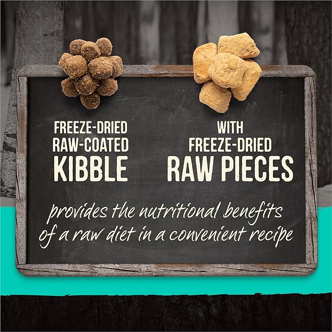 Merrick Backcountry Grain Free Dry Adult Dog Food, Kibble With Freeze Dried Raw Pieces, Game Bird Recipe - 4.0 lb. Bag