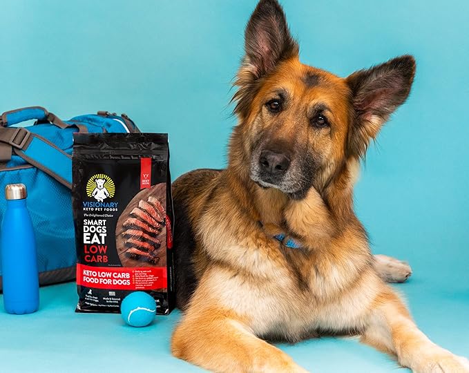 Visionary Pet Foods Beef Freeze Dried Dog Food | High Protein, Low Carb and Grain Free, Made with Human Grade Ingredients for Optimal Nutrition and Digestion - Natural Beef Recipe, 25oz Bag