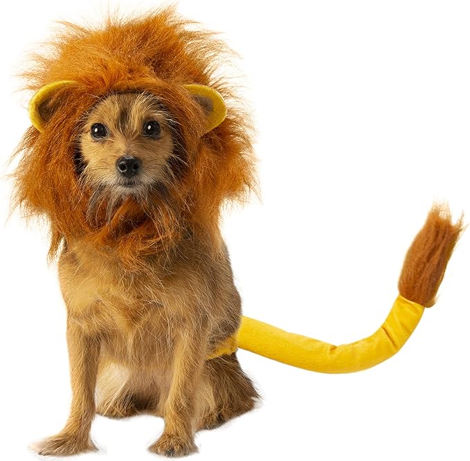 Rubie's Disney Lion King Pet Costume Accessory Set, Simba, Small/Medium