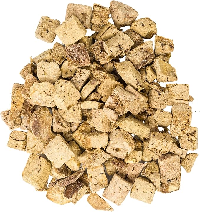 hotspot pets Freeze Dried Chicken Liver Treats for Cats & Dogs -1LB BIG BAG- Single Ingredient All Natural Grain-Free - Perfect for Training, Topper or Snack -Made in USA - (Chicken Liver)