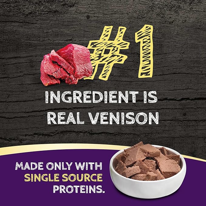 Zignature Venison Limited Ingredient Formula Wet Dog Food 13oz, case of 12