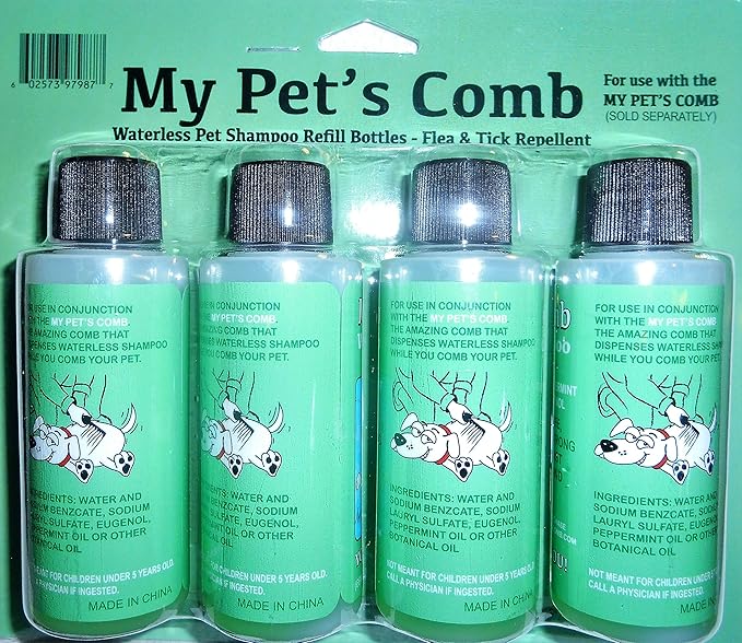 Freshair My Pets Comb FLEA and TICK Refills, 4 Pack