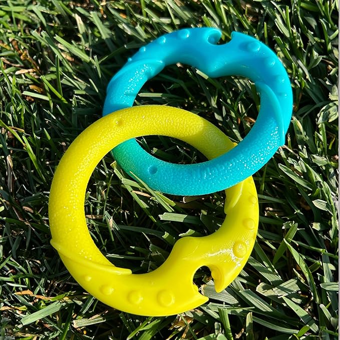 Nylabone Power Play Puppy Tug-a-Ball - Puppy Tug Toy - Interactive Puppy Enrichment Toys - Puppy Must Haves (1 Count)