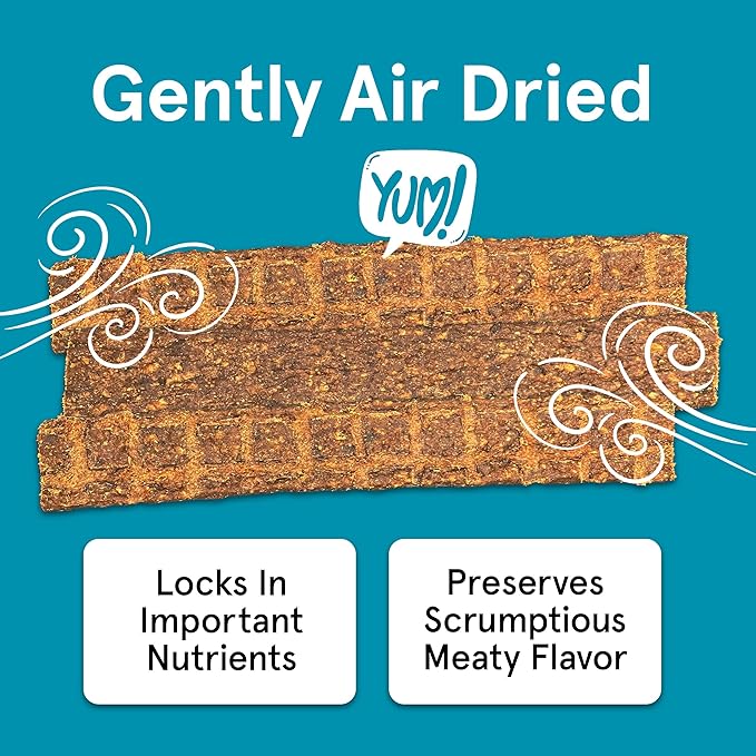 Real Meat Fish & Venison Jerky Dog Treats - 8 Air-Dried Strips of Jerky Treats for Dogs - Grain-Free Jerky Treats Dog Snacks with 95% Human-Grade, All-Natural, Free-Range Venison & Ocean-Caught Fish