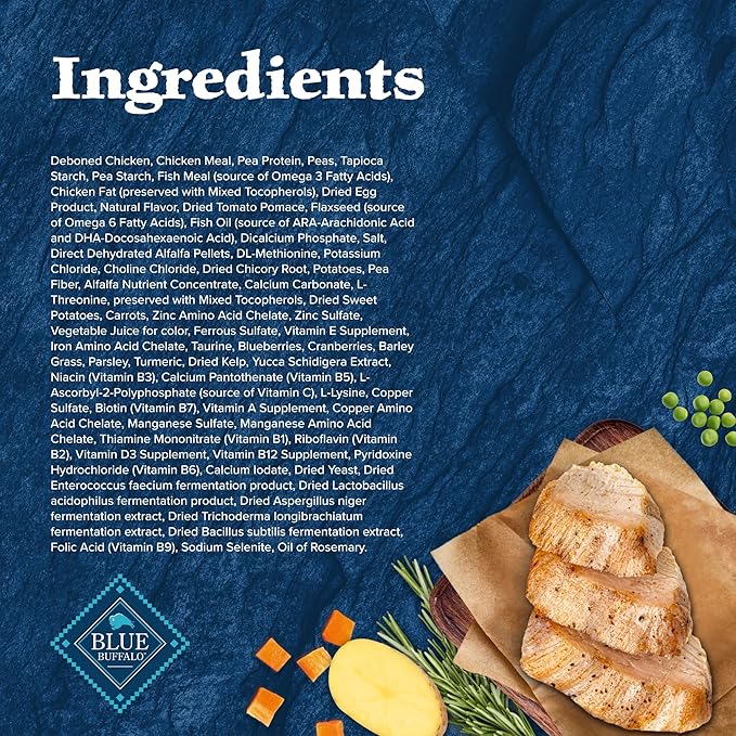 Blue Buffalo Wilderness Puppy High-Protein Dry Dog Food with Real Chicken, Grain-Free, Made in the USA with Natural Ingredients, Chicken, 24-lb. Bag