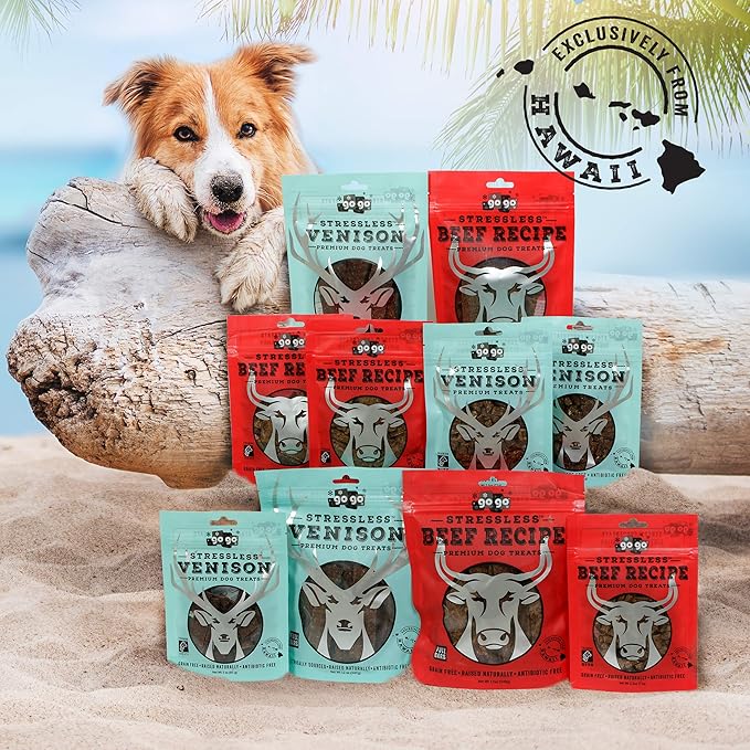 GoGo Stressless Venison Jerky (12oz Bar)