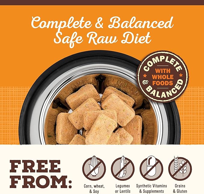 Primal Freeze Dried Dog Food Nuggets, Beef; Complete & Balanced Meal; Also Use as Topper or Treat; Premium, Healthy, Grain Free, High Protein Raw Dog Food, 5.5 oz