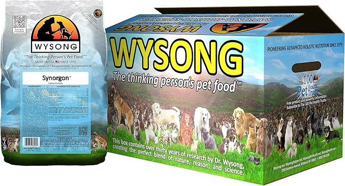 Wysong Synorgon Canine Formula Dry Dog Food, Four- 5 Pound Bags
