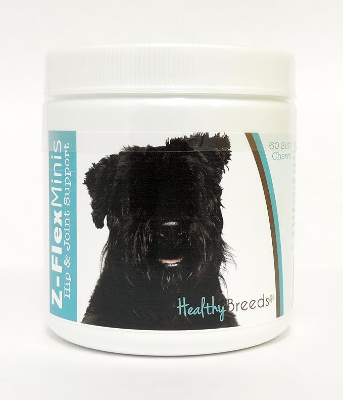 Healthy Breeds Bouvier des Flandres Z-Flex Minis Hip and Joint Support Soft Chews 60 Count