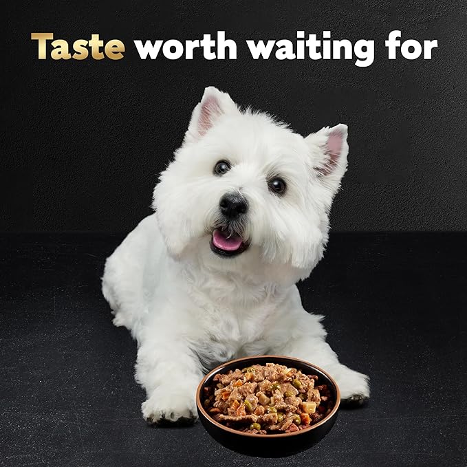 CESAR HOME DELIGHTS Adult Wet Dog Food Turkey, Green Beans & Potatoes Dinner in Sauce, 3.5 oz. Easy Peel Trays, Pack of 24