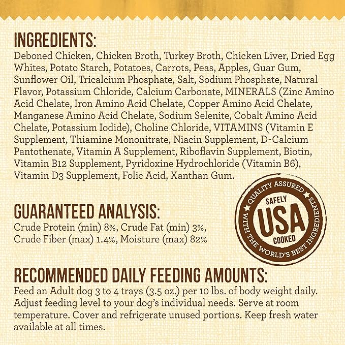 Merrick Lil’ Plates Grain Free And Gluten Free Natural Wet Dog Food For Small Dogs, Soft Petite Pot Pie Recipe - (Pack of 12) 3.5 oz. Tubs