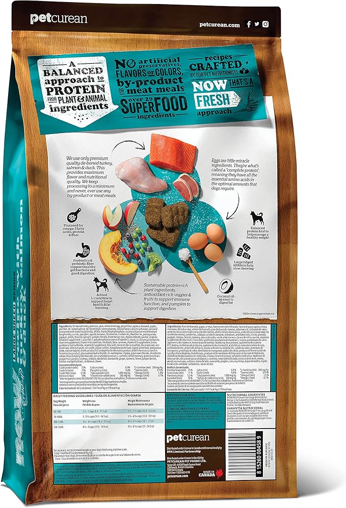Now Fresh Grain Free Dog Food, 25 lb - Large Breed Senior Dog Food Recipe - Healthy Diet with Probiotics & Real Meat and Fish for Protein