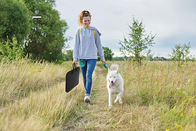 Ruff 'N Ruffus Portable Foldable Pet Playpen + Carrying Case & Collapsible Travel Bowl | Indoor/Outdoor use | Water Resistant | Removable Shade Cover (Extra Large)