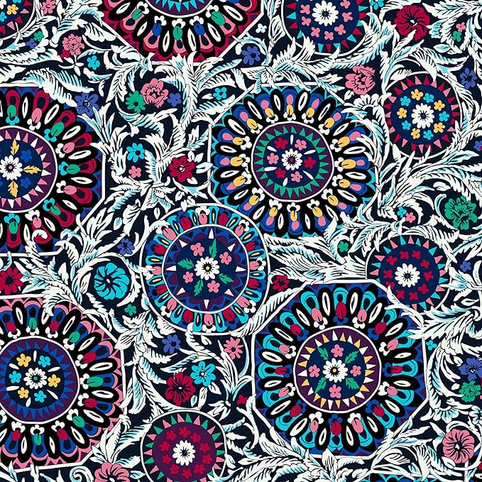 Vera Bradley Women's Cotton Pet Bandana, Stained Glass Medallion - Recycled Cotton, One Size