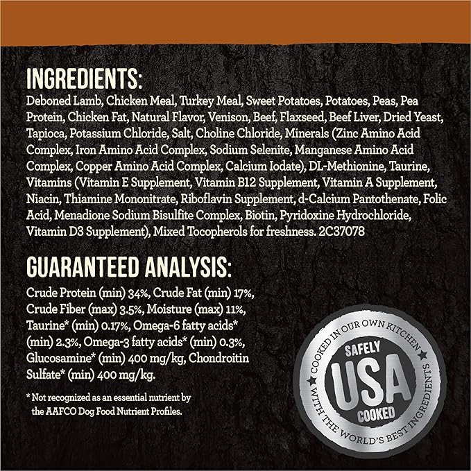 Merrick Backcountry Grain Free Dry Adult Dog Food, Kibble with Freeze Dried Raw Pieces, Big Game Recipe - 20.0 lb. Bag