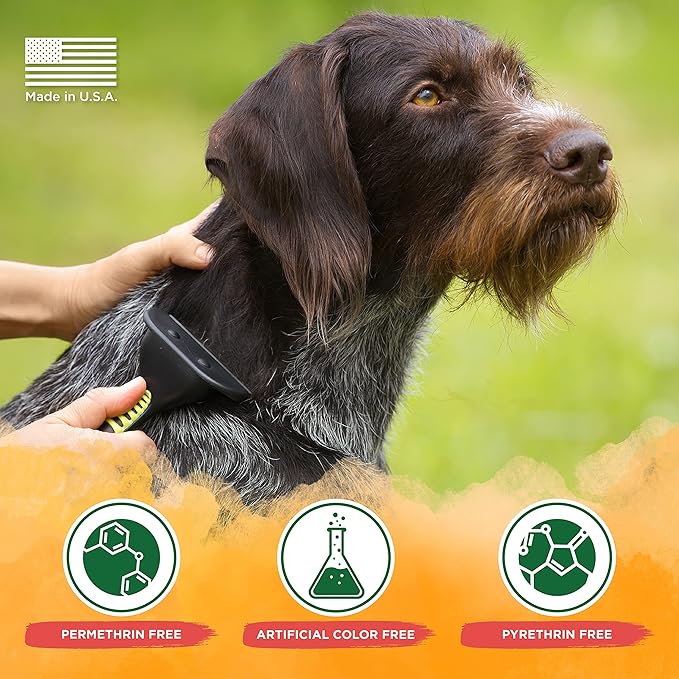 TropiClean Maximum Strength Natural Flea and Tick Dog Shampoo | Natural Flea and Tick Prevention for Dogs | Made in the USA | 1 gallon