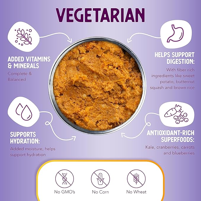 Health Extension Wet Dog Food Canned, Grain-free, Natural Food for all Puppies & Dogs with added Vitamins & Minerals, Vegetarian entree Ingredient (12.5 Oz / 362 g) (Pack of 12)