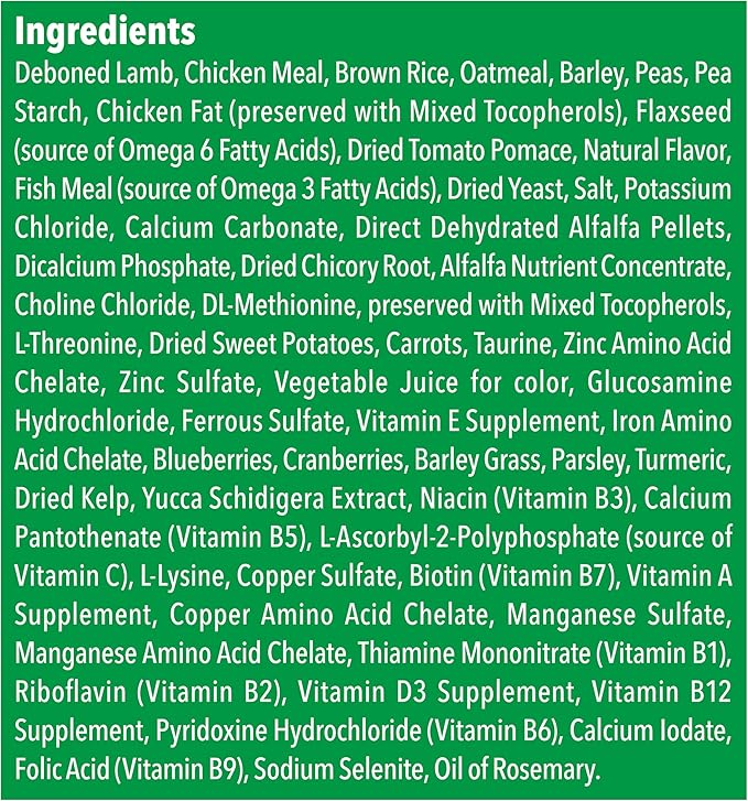 Blue Buffalo Life Protection Formula Natural Adult Dry Dog Food, Lamb and Brown Rice 15-lb