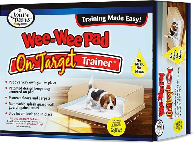 Four Paws Wee-Wee Pee Pads for Dogs and Puppies Training l Gigantic, XL, Standard & Little l Absorbent Pee Pads for Training Puppies, Leak-Proof 6-Layer Technology, 24 Hour Protection Guaranteed