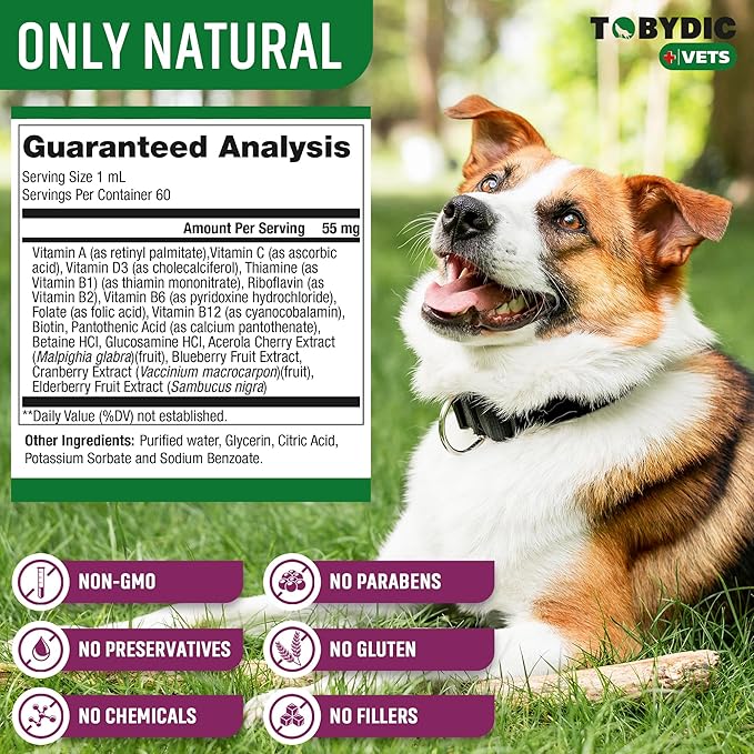 Cat & Dog Multivitamin -15 in 1 Pet Supplements with Cranberry & Glucosamine - Natural Medicine & Support for UTI, Urinary Tract, Bladder, Kidney, Skin Coat, Joints Treatment Made in USA
