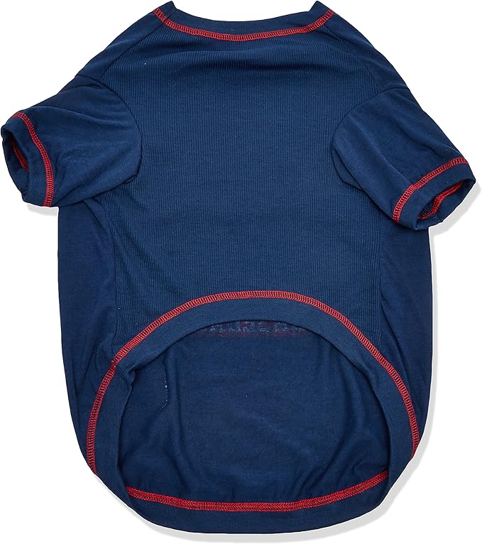 MLB Minnesota Twins Dog T-Shirt, Large. - Licensed Shirt for Pets Team Colored with Team Logos. - Premium Stretchable Materials for The Comfort of Your Dog & cat.