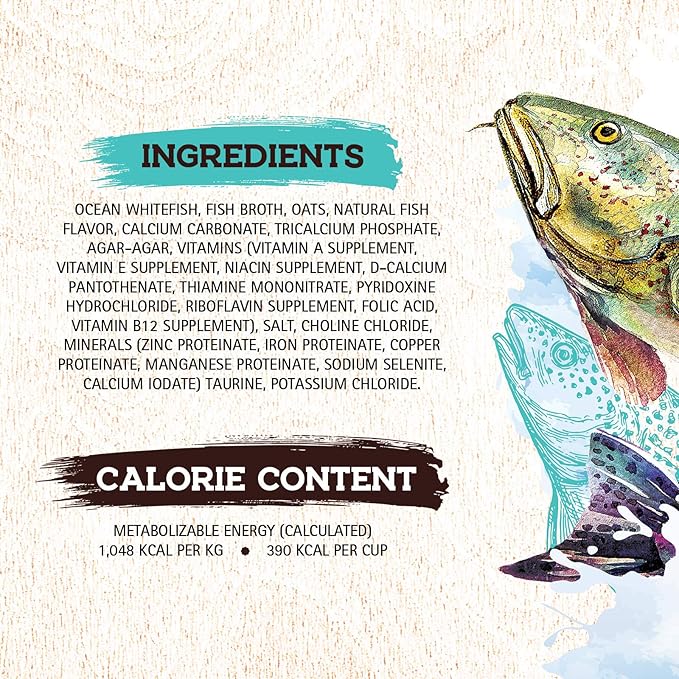 Inception® Wet Dog Food Fish Recipe – Complete and Balanced Dog Food – Legume Free Meat First Wet Dog Food – 12/13oz case