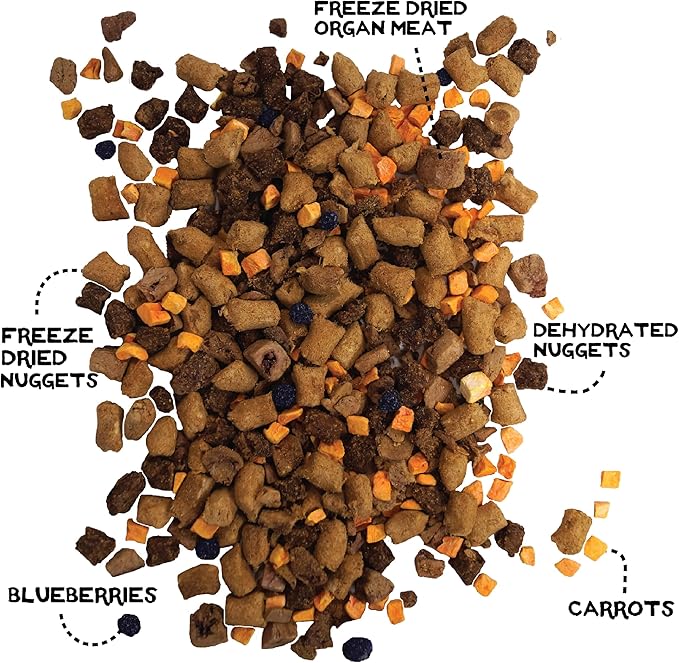 Simple Food Project - Chicken & Turkey - Freeze Dried Raw Food for Dogs - 24oz