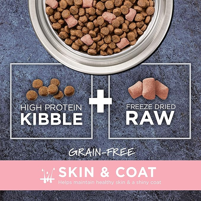 Instinct Raw Boost Skin & Coat Health Grain Free Recipe with Real Chicken Natural Dry Dog Food by Nature's Variety, 4 lb. Bag