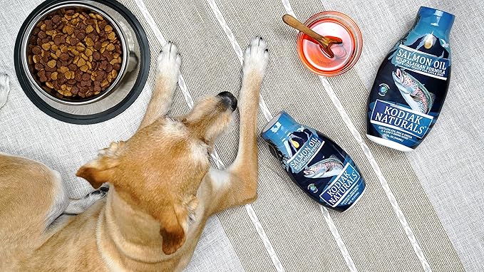 8oz Wild Alaskan Salmon Oil Formula for Dogs & Cats, a Balanced Blend of Pure Fish Oils with EPA and DHA from Wild-Caught Fish. Support for Skin & Coat, Joints, and Immune Health