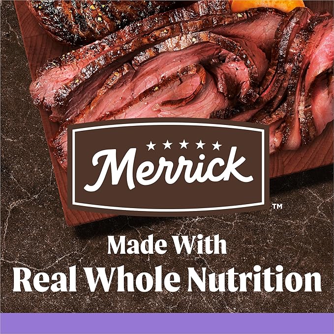 Merrick Premium Grain Free Dry Puppy Food, Wholesome and Natural Kibble with Real Texas Beef and Sweet Potato - 22.0 lb. Bag