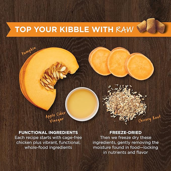 Instinct Freeze Dried Raw Boost Mixers Grain Free Gut Health All Natural Dog Food Topper, 5.5 Ounce (Pack of 1)