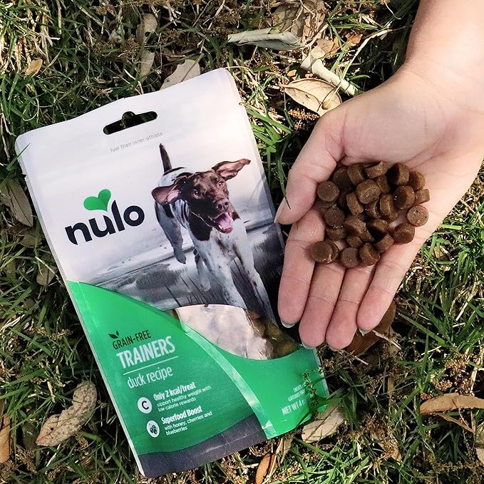 Nulo Freestyle Grain-Free Healthy Dog and Puppy Training Treats, Low Calorie Treats Made with Superfood Boost Ingredients, 2 Calories per Treat, 4 oz. Variety Pack