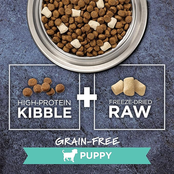 Instinct Raw Boost Puppy Grain Free Recipe with Real Chicken Natural Dry Dog Food, 4 lb. Bag