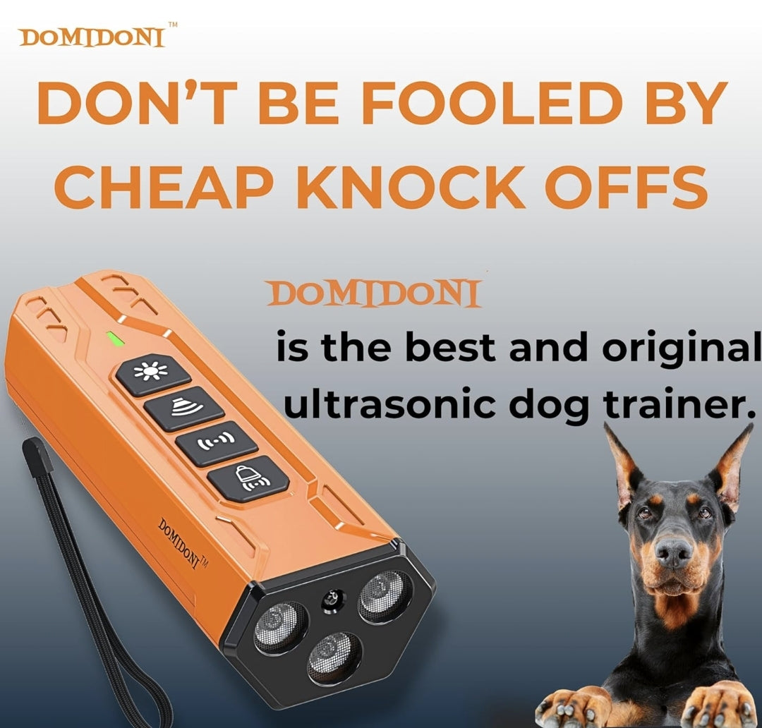 2025 Upgraded Dog Bark Deterrent Device - Anti Barking Devices for Dogs, Indoor Outdoor Use Rechargeable, Safe for Dogs & Humans, Portable No More Barks Ultrasonic Dog Training Device (Alpha Pro)
