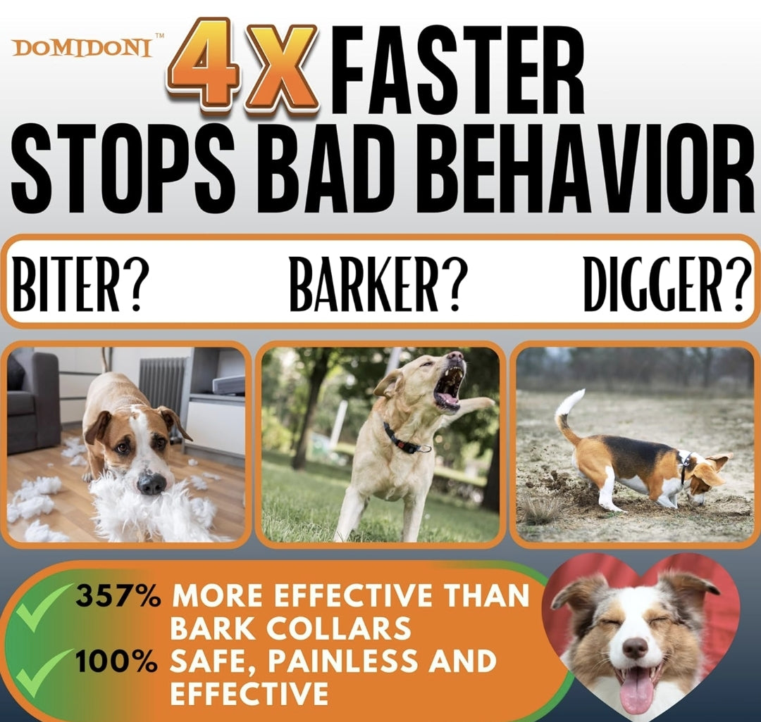 2025 Upgraded Dog Bark Deterrent Device - Anti Barking Devices for Dogs, Indoor Outdoor Use Rechargeable, Safe for Dogs & Humans, Portable No More Barks Ultrasonic Dog Training Device (Alpha Pro)