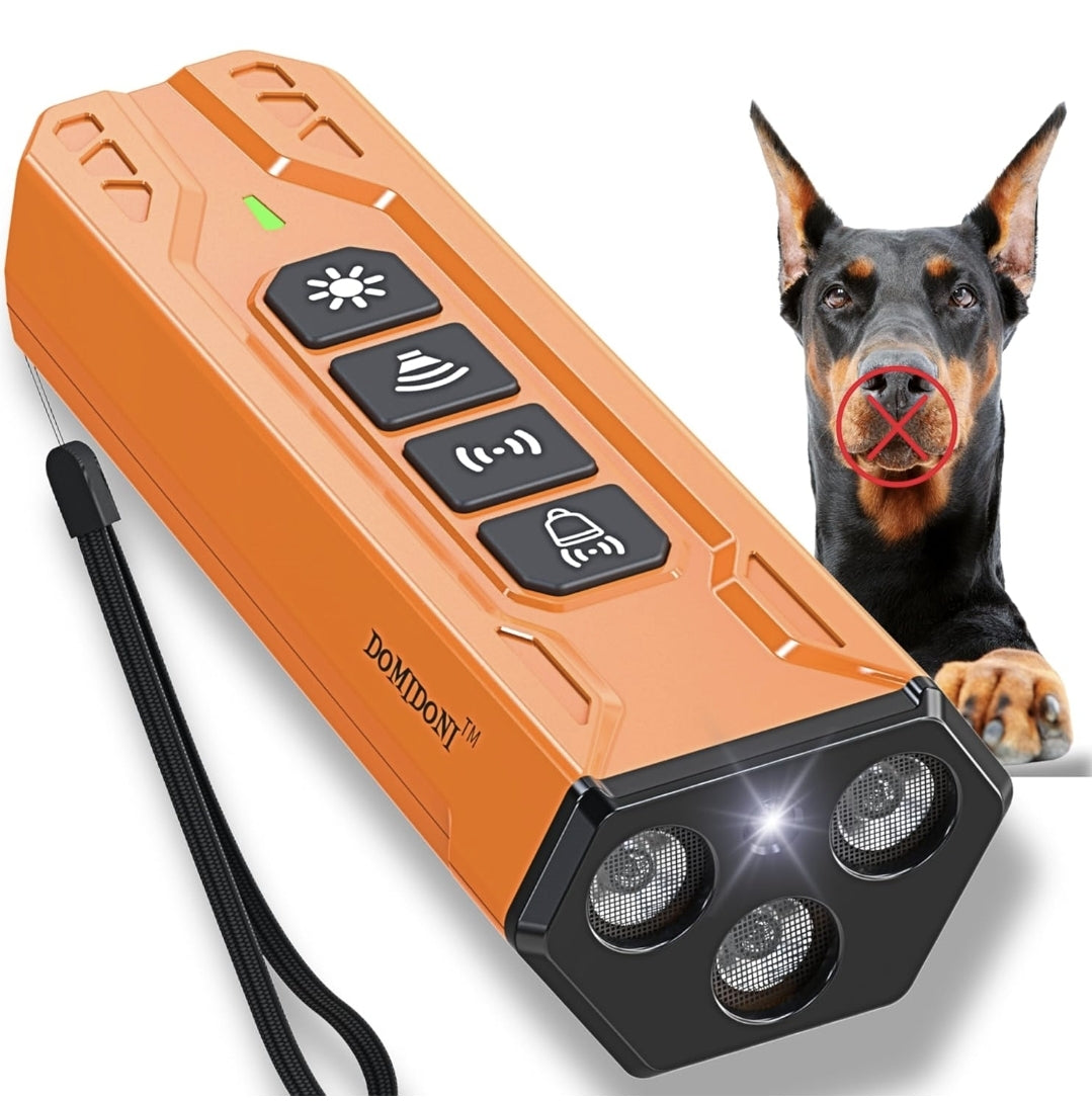 2025 Upgraded Dog Bark Deterrent Device - Anti Barking Devices for Dogs, Indoor Outdoor Use Rechargeable, Safe for Dogs & Humans, Portable No More Barks Ultrasonic Dog Training Device (Alpha Pro)