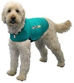 Thundershirt Dog Jacket for Anxiety, Green,Extra Extra Small
