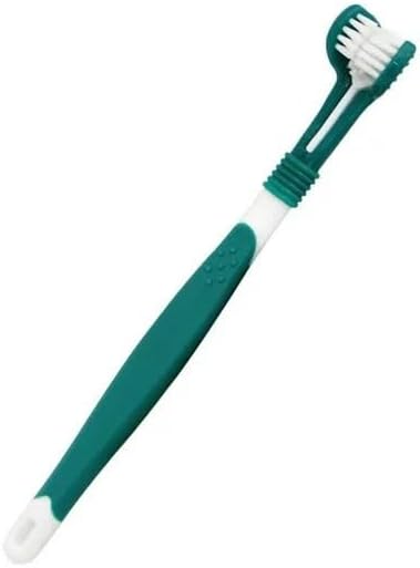 Dog Toothbrush, Triple Headed Toothbrush Dog Toothbrush for Pet Dental Care Health Supplies