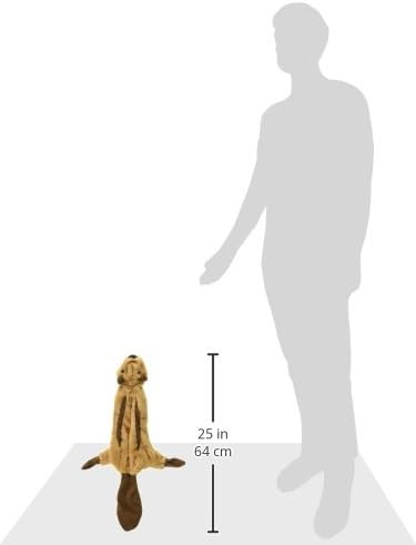 Best Pet Supplies Stuffing Free Squeaky Dog Toys for Small Dogs, Medium Dogs, and Large Dogs, Durable, Best Dog Chew Toy for Teething Puppy, Indoor Play, Holds Plastic Bottle - Squirrel, Large