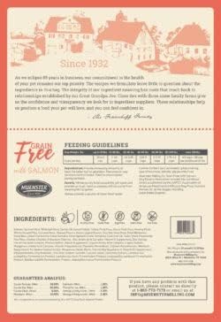 Muenster Grain Free with Salmon – Dry Dog Food or Mixer with Fish Protein - Complete and Balanced Kibble for Large, Medium or Small Breed Dogs, 22 lb