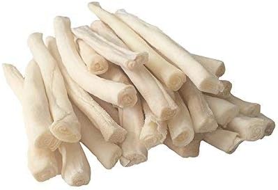 Dog Skinny Rawhide Rolls |Chew Bones for Small Dogs (15 Count) 5-6" - Beef Hide Skinny Rolls -100% Natural Chews Premium Raw Hides Bulk Treats